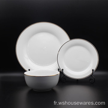 NOUVEAU DESIGN DESIGN PERSONSURIQUES DE PORCELINE BONE PORCELINE BLANCHE